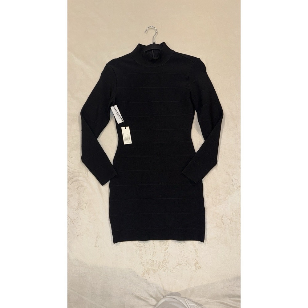 Aritzia Babaton | NWT! Bandage Erickson Black Fitted Mini Dress +Size M-